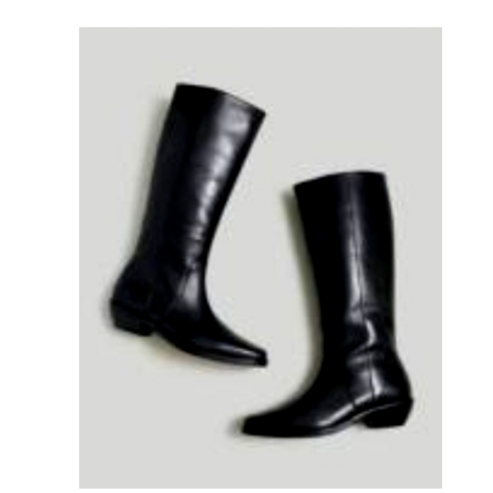Madewell the Antoine Boot, black leather, size 11